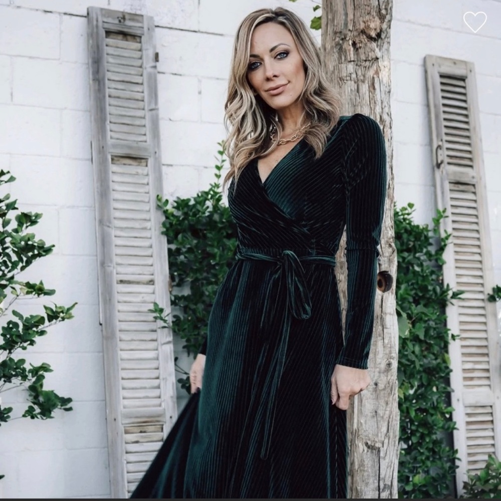 Baltic Born Jada Emerald Wrap Dress